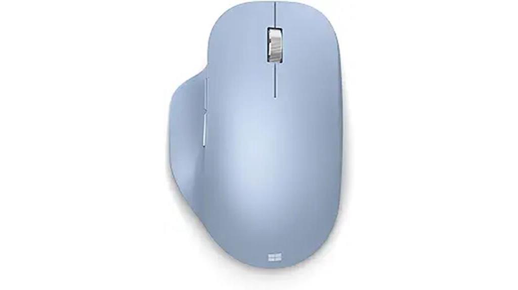 pastel blue ergonomic mouse