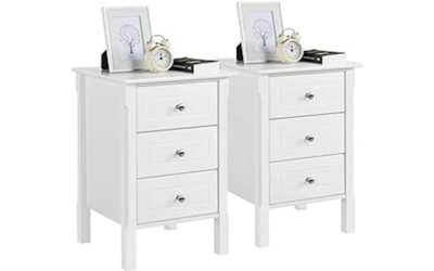 Yaheetech White Bedside Tables Review: Stylish and Functional