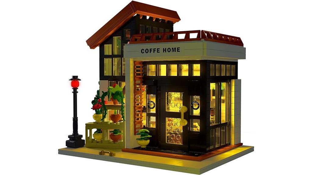 detailed review of newrice cafe architecture building kit